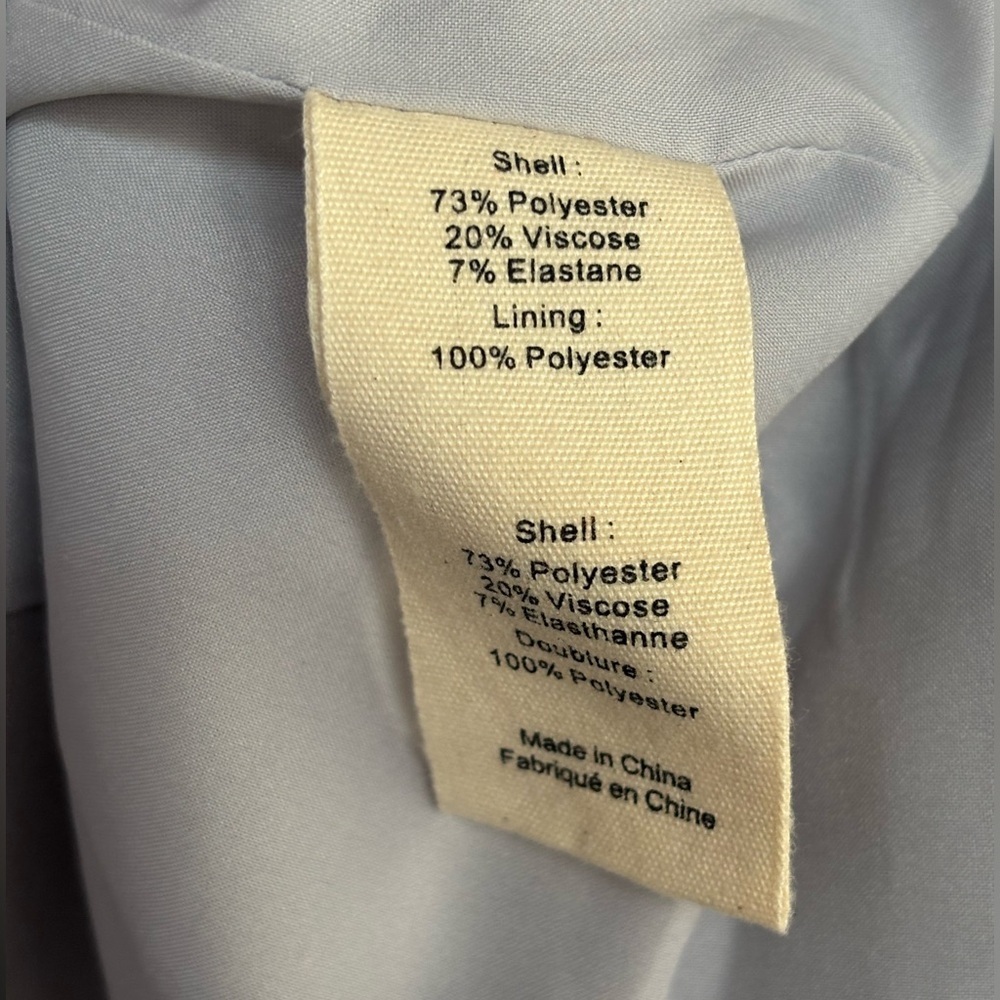 L'Agence Kenzie Double Breasted Blazer Pearl Gray Sold Out Color Size 12 - Picture 2 of 8